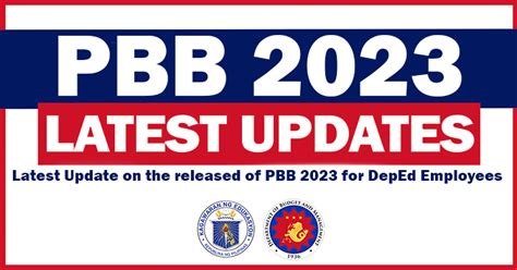pbb for teachers 2023 release date|Latest Update on the released of PBB 2022 for DepEd Employees.